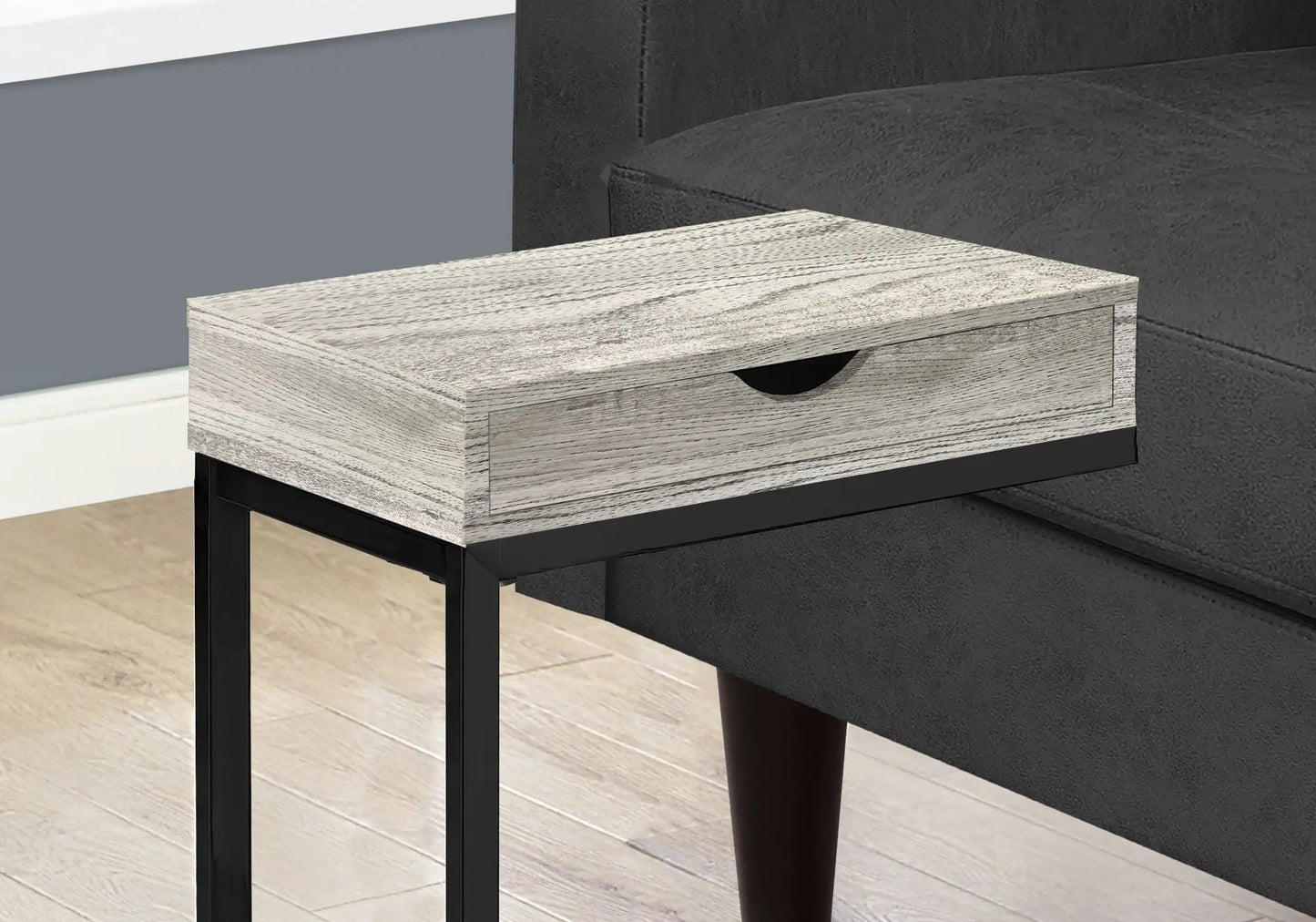 Accent Table C Shaped Contemporary Elegant Design