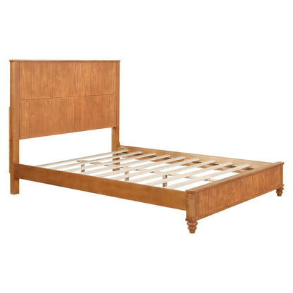 Solid Wood Platform Bed and the Tall Headboard