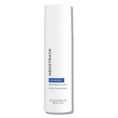 Neostrata Resurface High Potency Cream white bottle with blue RESURFACE label on Tampa Home & Garden Store