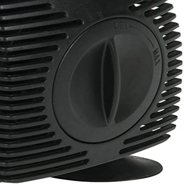 Little Giant magnetic drive pond pump housing, black ribbed exterior with round dial on Tampa Home & Garden Store