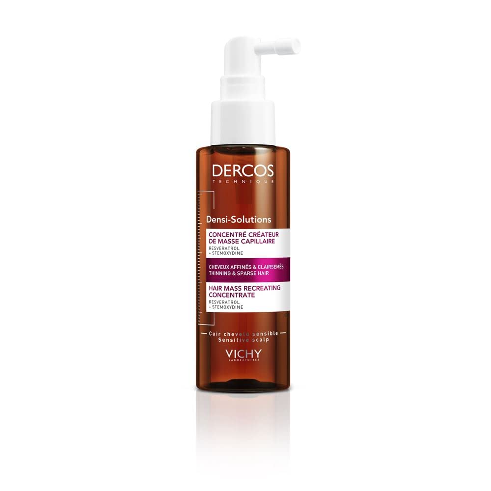 Dercos Densi-Solutions hair serum bottle with pump, amber brown 100 ml on Tampa Home & Garden Store