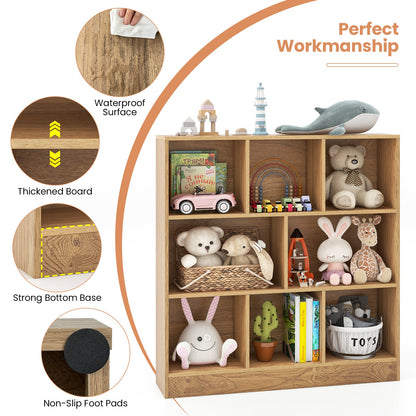 41 Inches 8-Cube Freestanding Bookcase for Kids