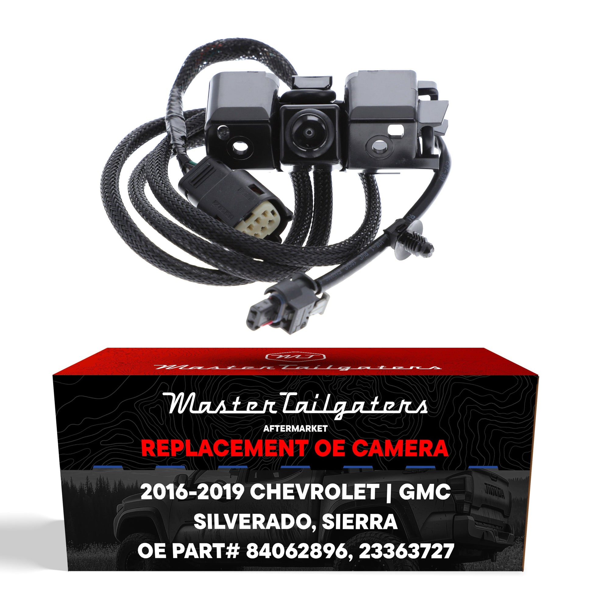 Backup camera for 2016-2019 Silverado & Sierra w/ remote tailgate black Master Tailgaters on Tampa Home & Garden Store