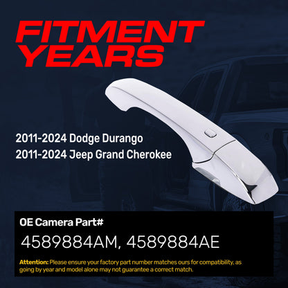 Exterior chrome door handle replacement for Dodge Durango and Jeep Grand Cherokee on Tampa Home & Garden Store