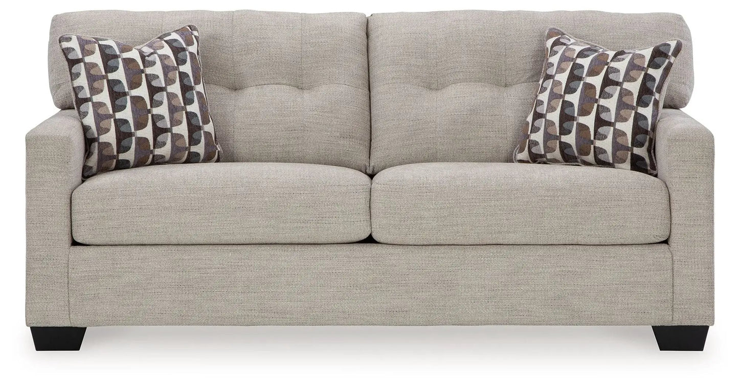 Mahoney Sofa Loveseat With Tufted Back Upholstery