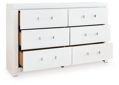 Maeling Six Drawer Dresser with Matte Finish