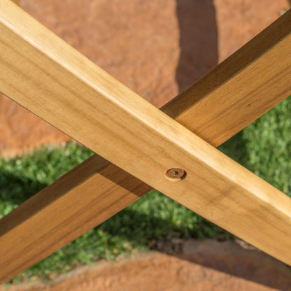 Blissique Outdoor Foldable Wood Dining Table