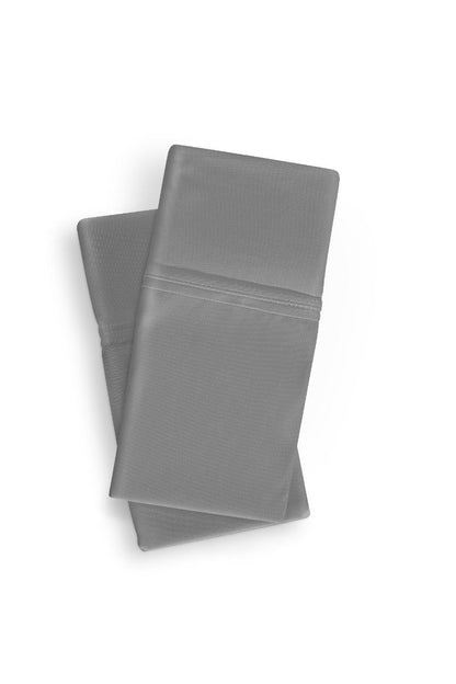 BedGear Dri-Tec Queen Pillowcase Set, gray, two pillowcases on Tampa Home & Garden Store
