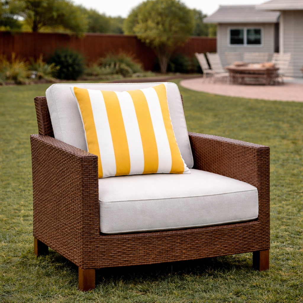 Waterproof Throw Pillows for Backyard and Patio
