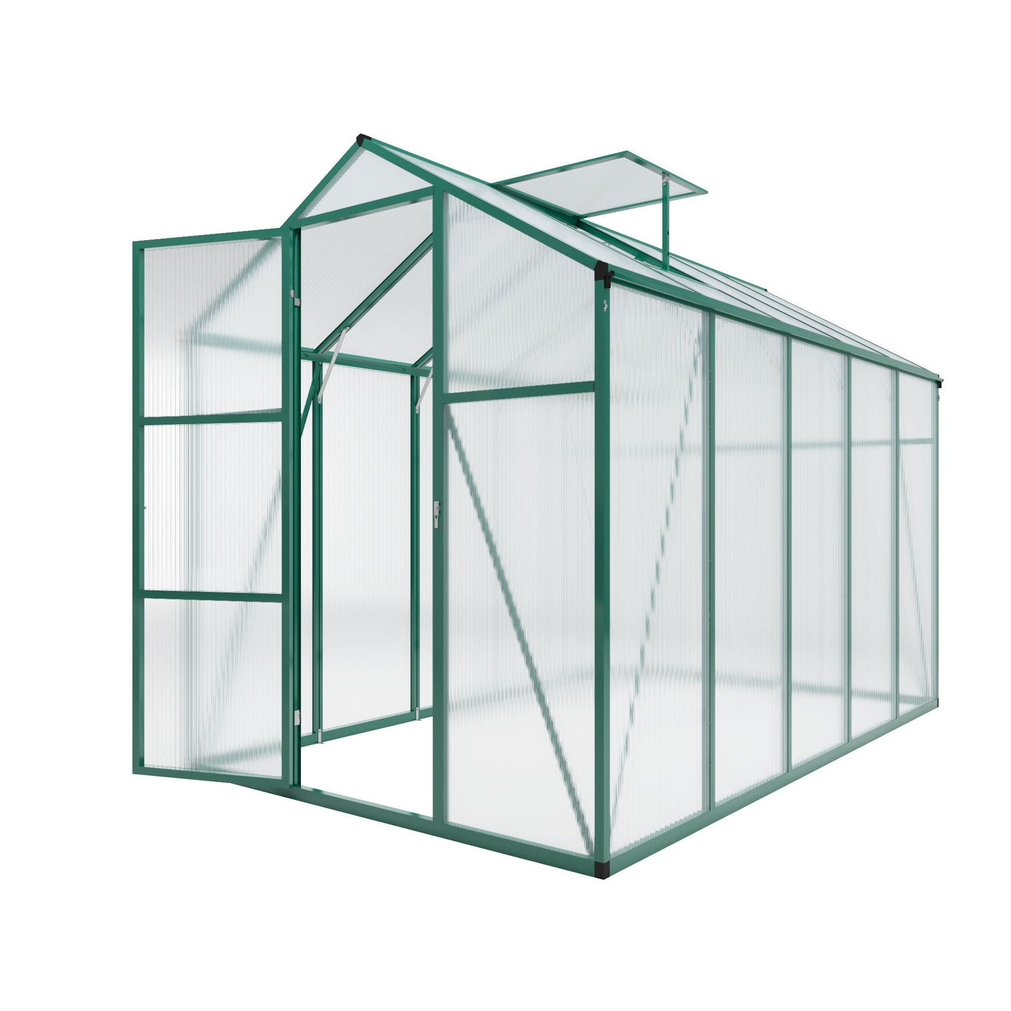 Strong Polycarbonate Walk In Greenhouse and Porch