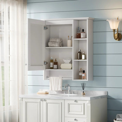 Modern 3 in 1 Mirror Cabinet and Towel Bar