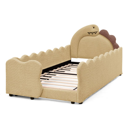 Toddler Dinosaur Bed and Safety Guardrail