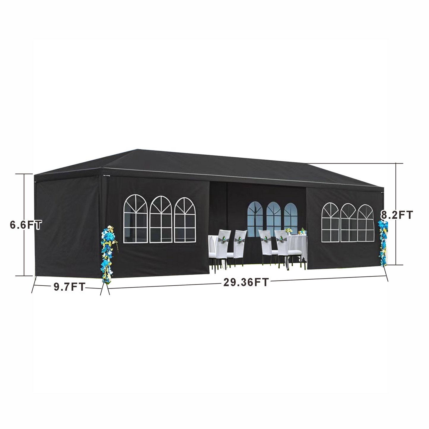 10X30 Wedding Party Gazebo Canopy and Outdoor Tent