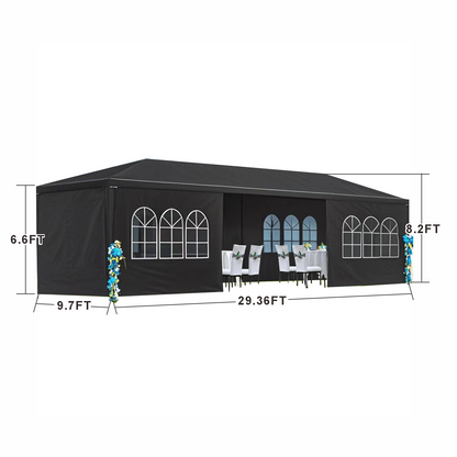 10X30 Wedding Party Gazebo Canopy and Outdoor Tent