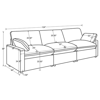Hollander and Modular Power Reclining Sofa