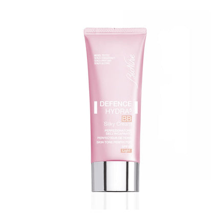 BioNike Defence BB Silky Cream foundation tube pink with silver cap SPF15 on Tampa Home & Garden Store