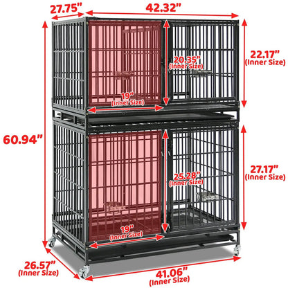 42" Collapsible Dog Crate 43ST - Tampa Home & Garden Store