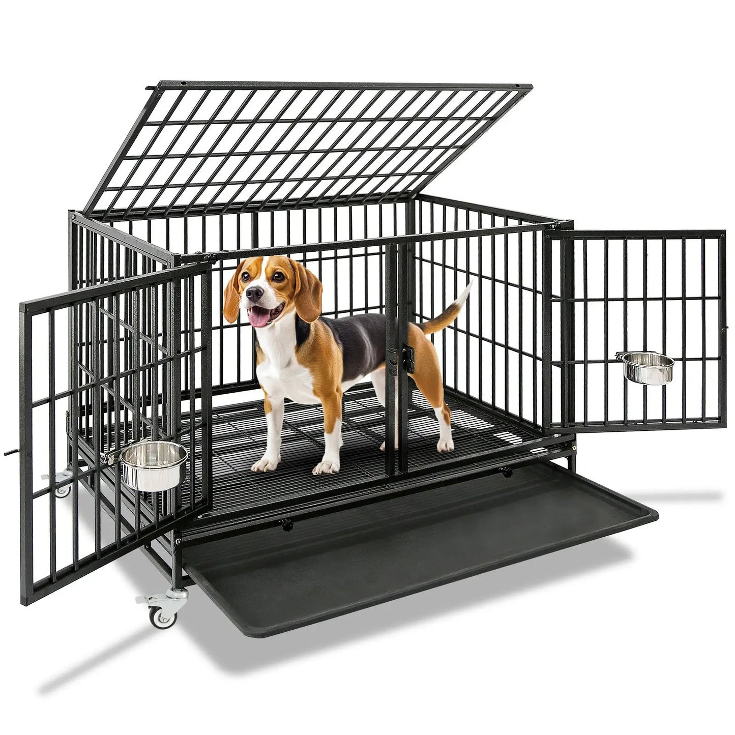 42" Collapsible Dog Crate 43ST - Tampa Home & Garden Store