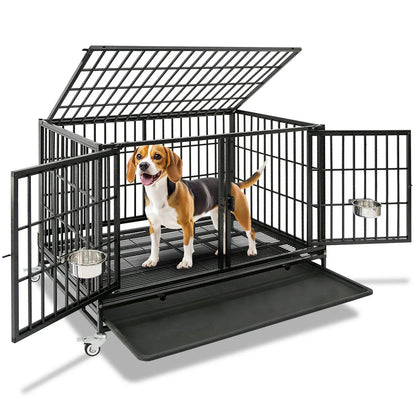 42" Collapsible Dog Crate 43ST - Tampa Home & Garden Store