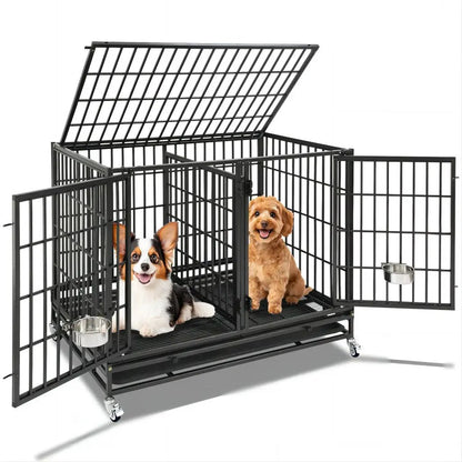 42" Stackable Dog Crate with Divider 43S (Extra Height) - Tampa Home & Garden Store