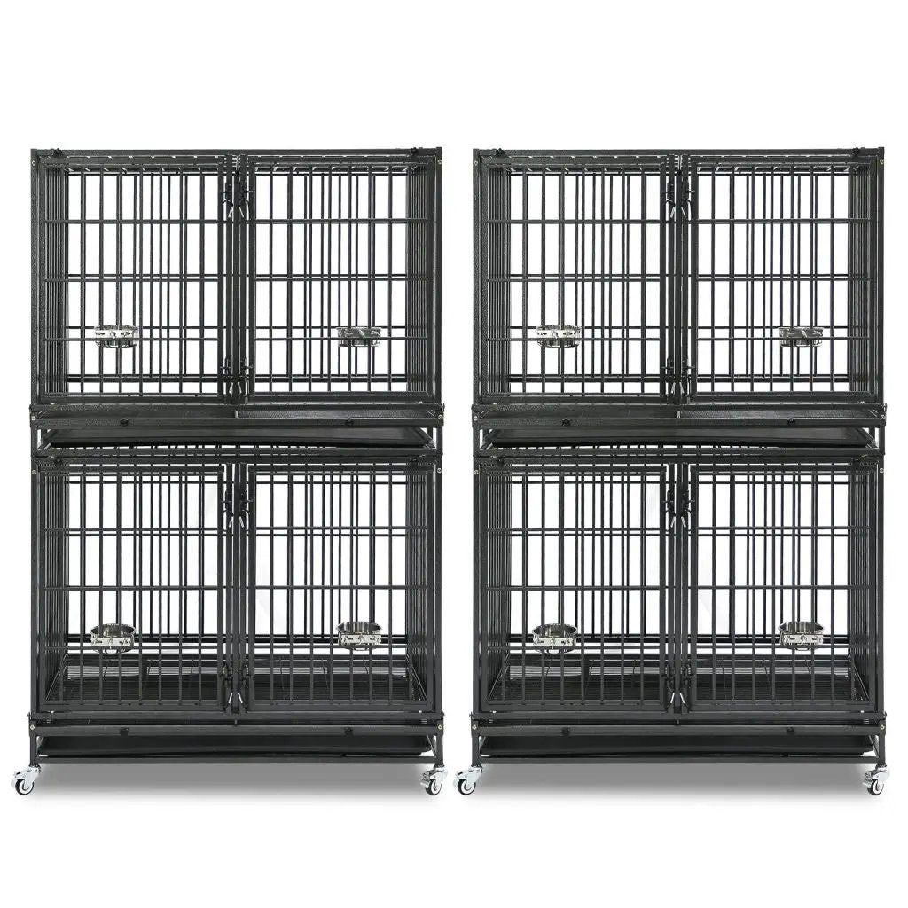 42" Stackable Dog Crate with Divider 43S (Extra Height) - Tampa Home & Garden Store