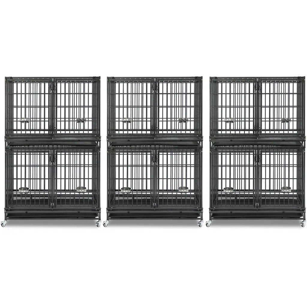 42" Stackable Dog Crate with Divider 43S (Extra Height) - Tampa Home & Garden Store