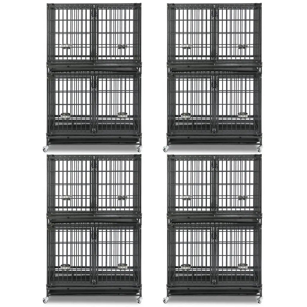 42" Stackable Dog Crate with Divider 43S (Extra Height) - Tampa Home & Garden Store