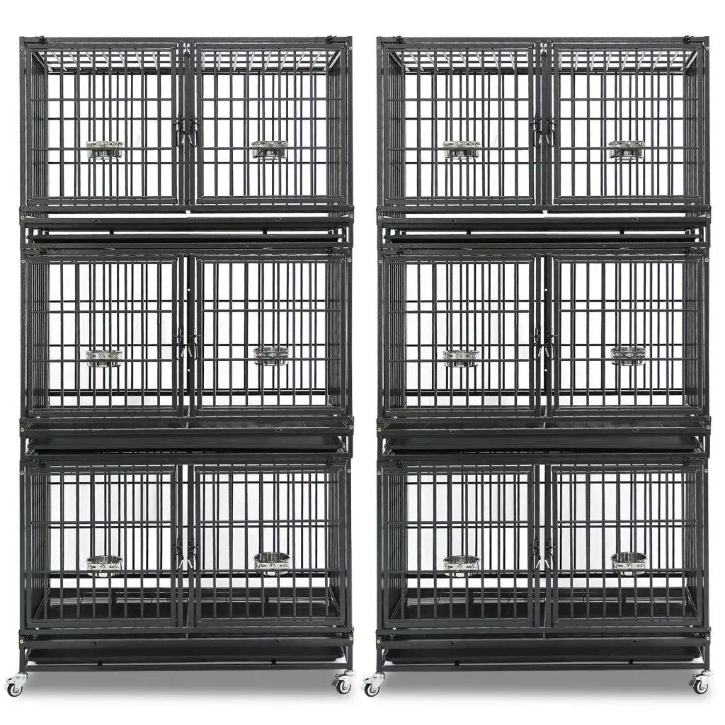 42" Stackable Dog Crate with Divider 43T (Standard Height) - Tampa Home & Garden Store