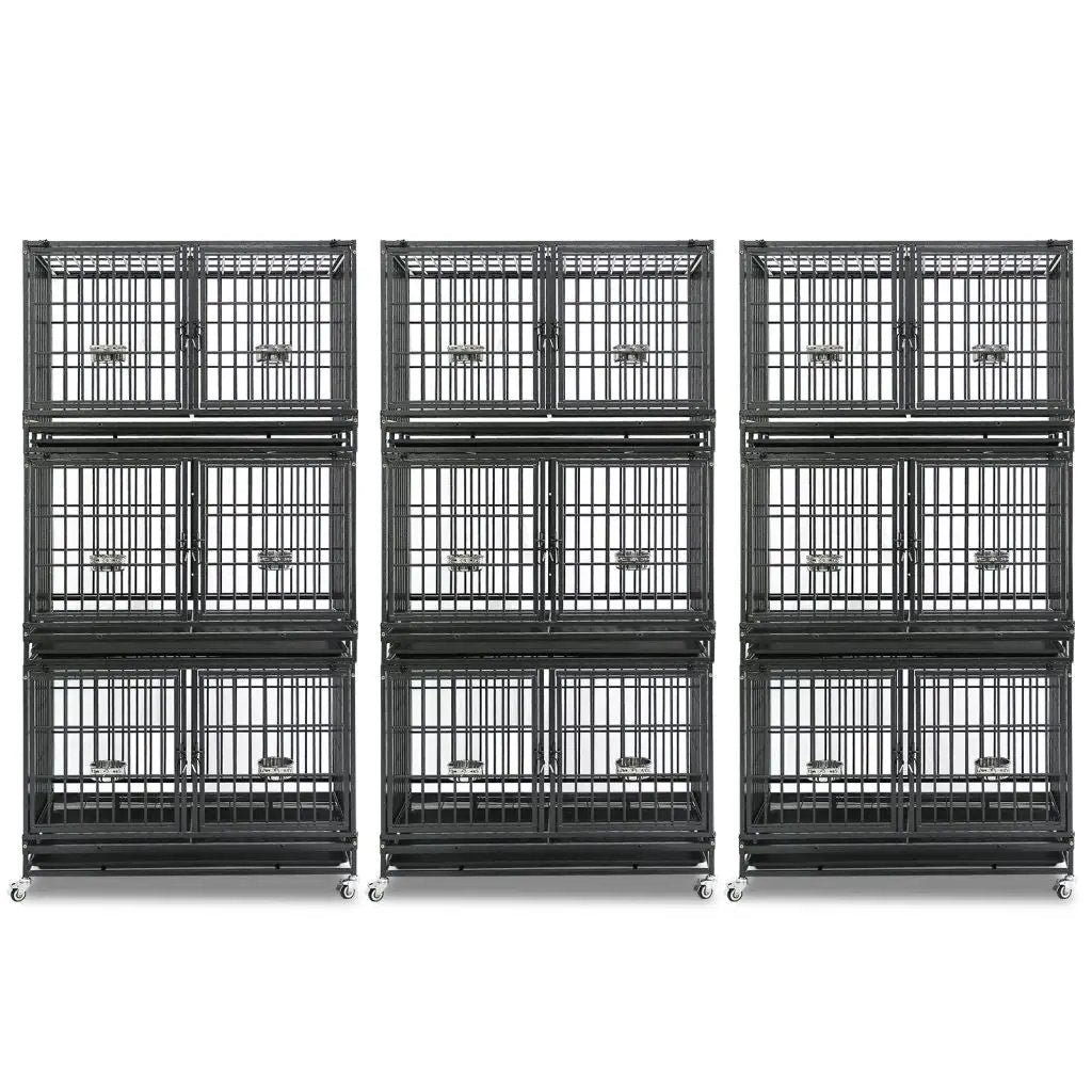 42" Stackable Dog Crate with Divider 43T (Standard Height) - Tampa Home & Garden Store