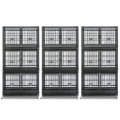 42" Stackable Dog Crate with Divider 43T (Standard Height) - Tampa Home & Garden Store