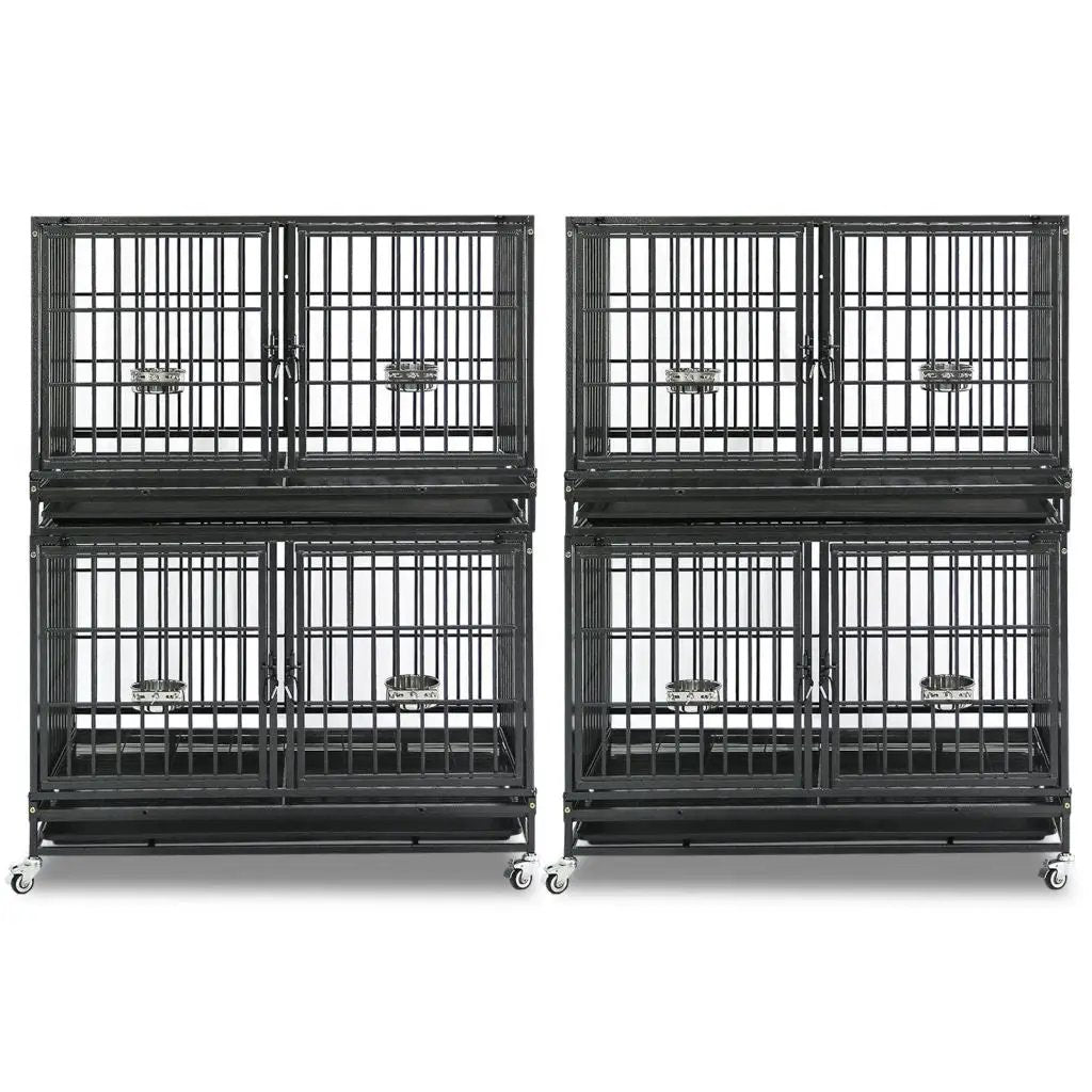 42" Stackable Dog Crate with Divider 43T (Standard Height) - Tampa Home & Garden Store