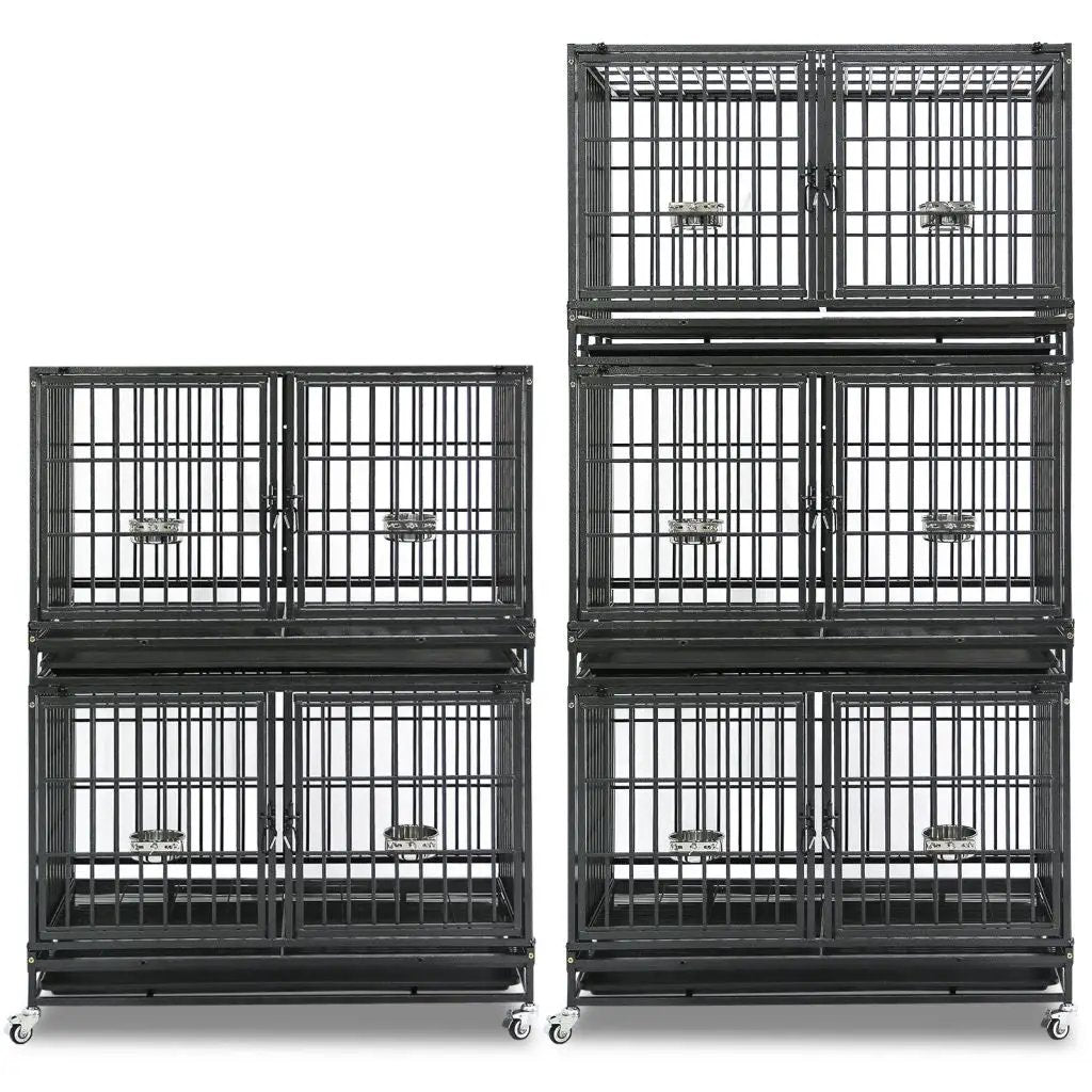 42" Stackable Dog Crate with Divider 43T (Standard Height) - Tampa Home & Garden Store