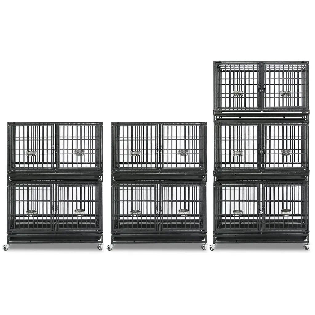 42" Stackable Dog Crate with Divider 43T (Standard Height) - Tampa Home & Garden Store