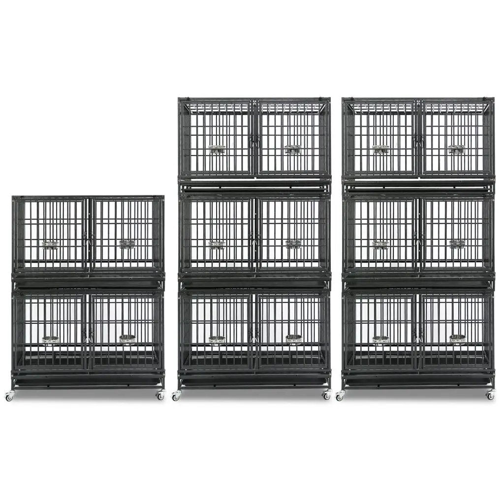 42" Stackable Dog Crate with Divider 43T (Standard Height) - Tampa Home & Garden Store