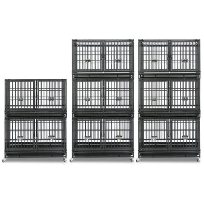 42" Stackable Dog Crate with Divider 43T (Standard Height) - Tampa Home & Garden Store