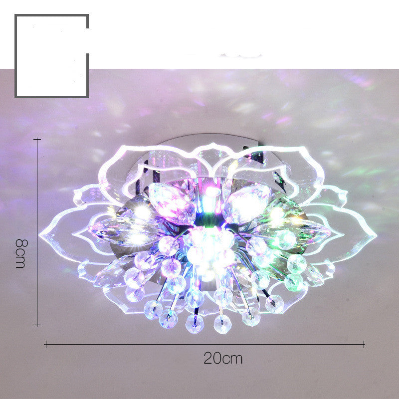Lámpara de corredor de cristal pequeña Lámpara de sala de estar moderna minimalista
