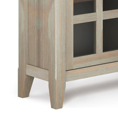 Acadian Handcrafted Entryway Storage Cabinet