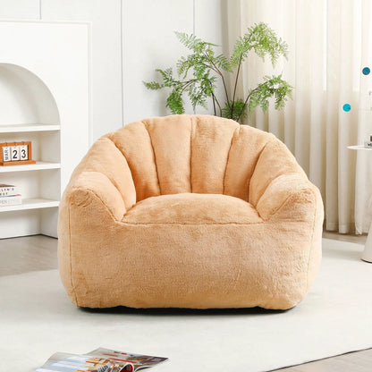Beanbag Chair with Armrests High Density Foam