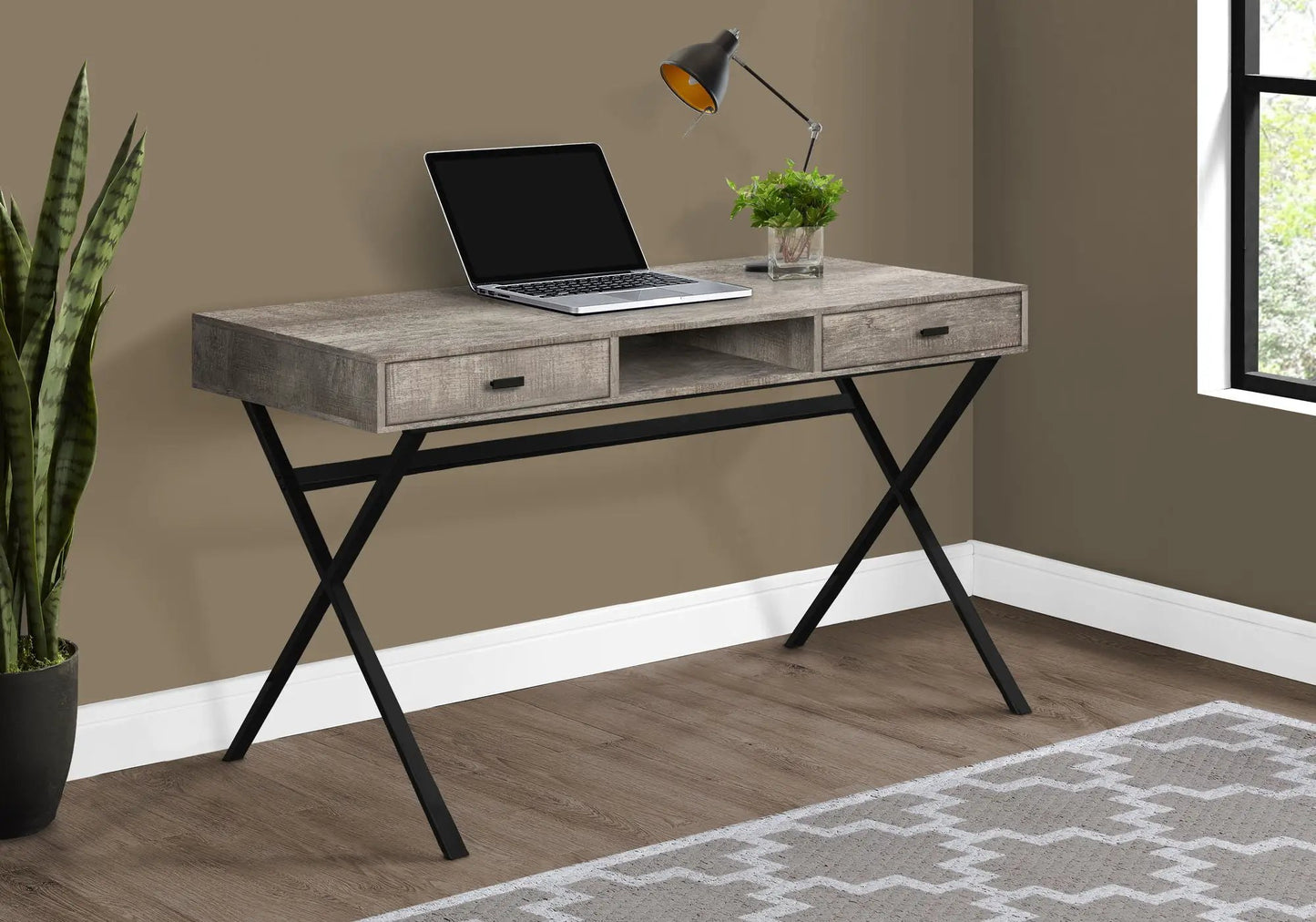 Computer Desk for Home Office with Laptop Storage