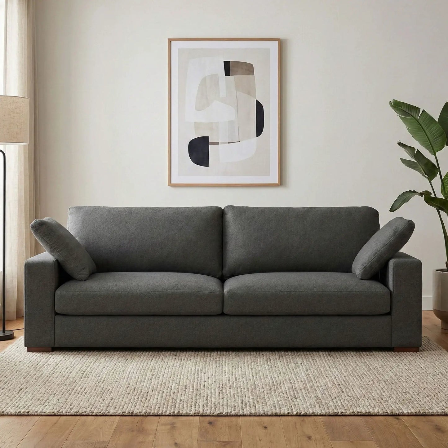 Charlie Deep Seater Sofa With Plush Seats