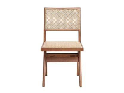 Velentina Rattan Side Chair set of 2, natural finish, cane seat, Unique Piece Furniture on Tampa Home & Garden Store