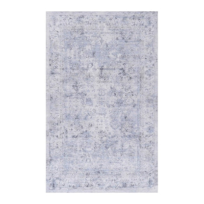 Maval Area Rug Washable Medallion Floral Border