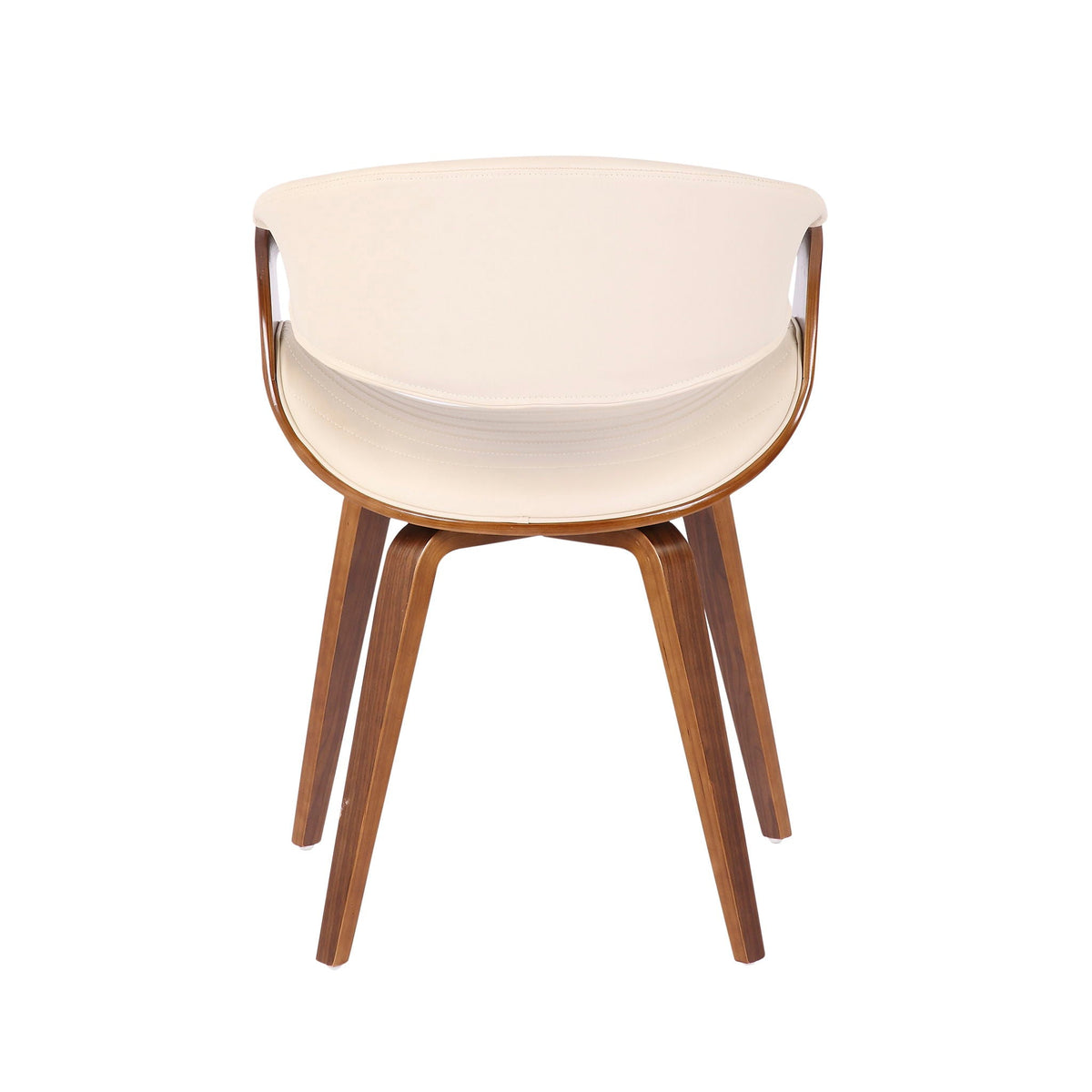 Mid-Century dining chair beige upholstery with bent-wood legs HouseOfZazla kids' chair on Tampa Home & Garden Store