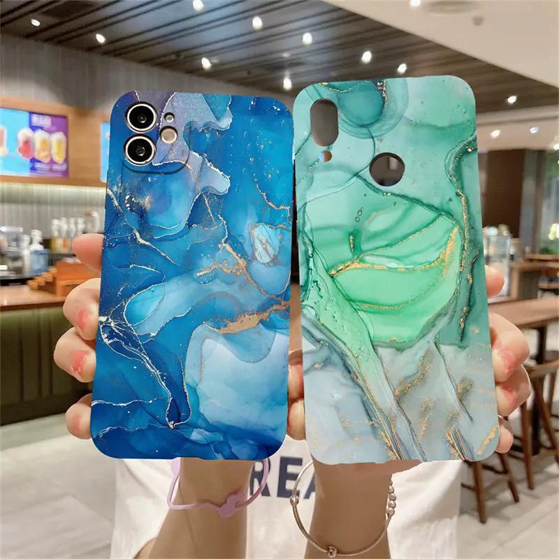 New Galaxy Marble Cover Phone Case blue-green marble backs FLIPSTYLEZLLC two cases pictured on Tampa Home & Garden Store