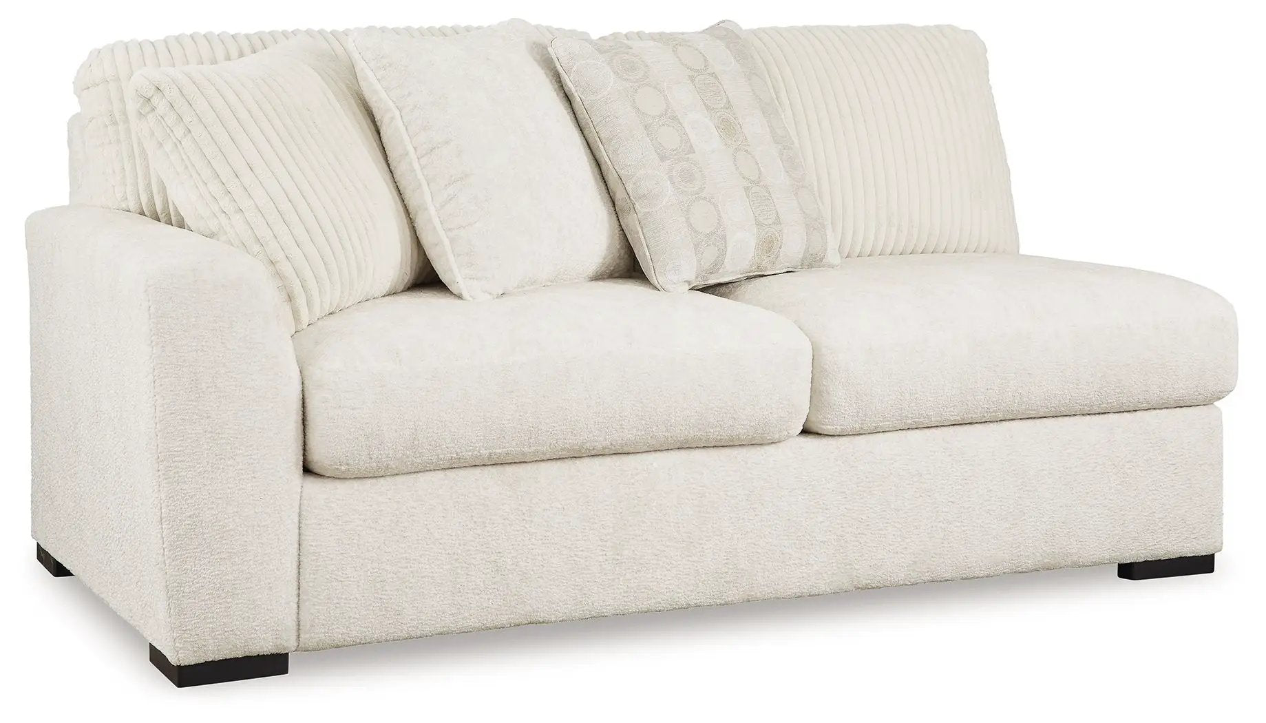 Chessington Sectional Sofa, off-white boucle fabric, Unique Piece Furniture on Tampa Home & Garden Store