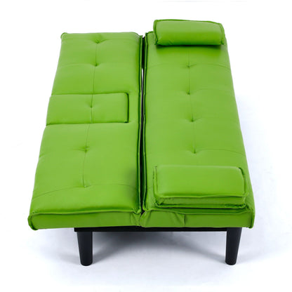 Compact Foldable Sofa Bed and Cup Holder