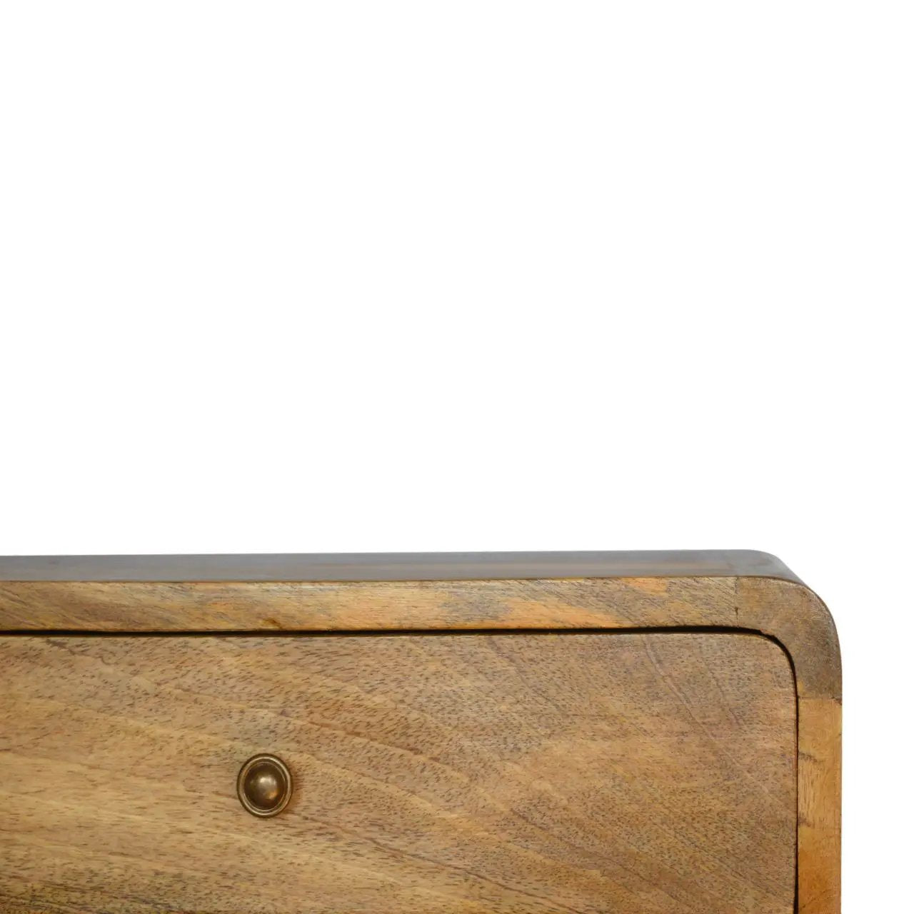 Curve Upper Slot Floating Nightstand with Drawer
