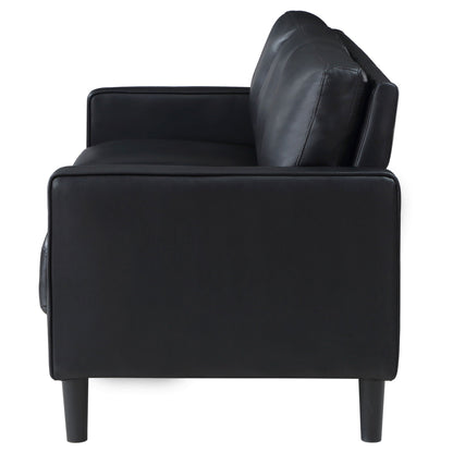 Farallone Contemporary Track Arm Plush Sofa