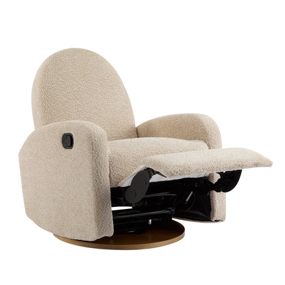 360 Swivel and Glider Recliner Chair in Almond