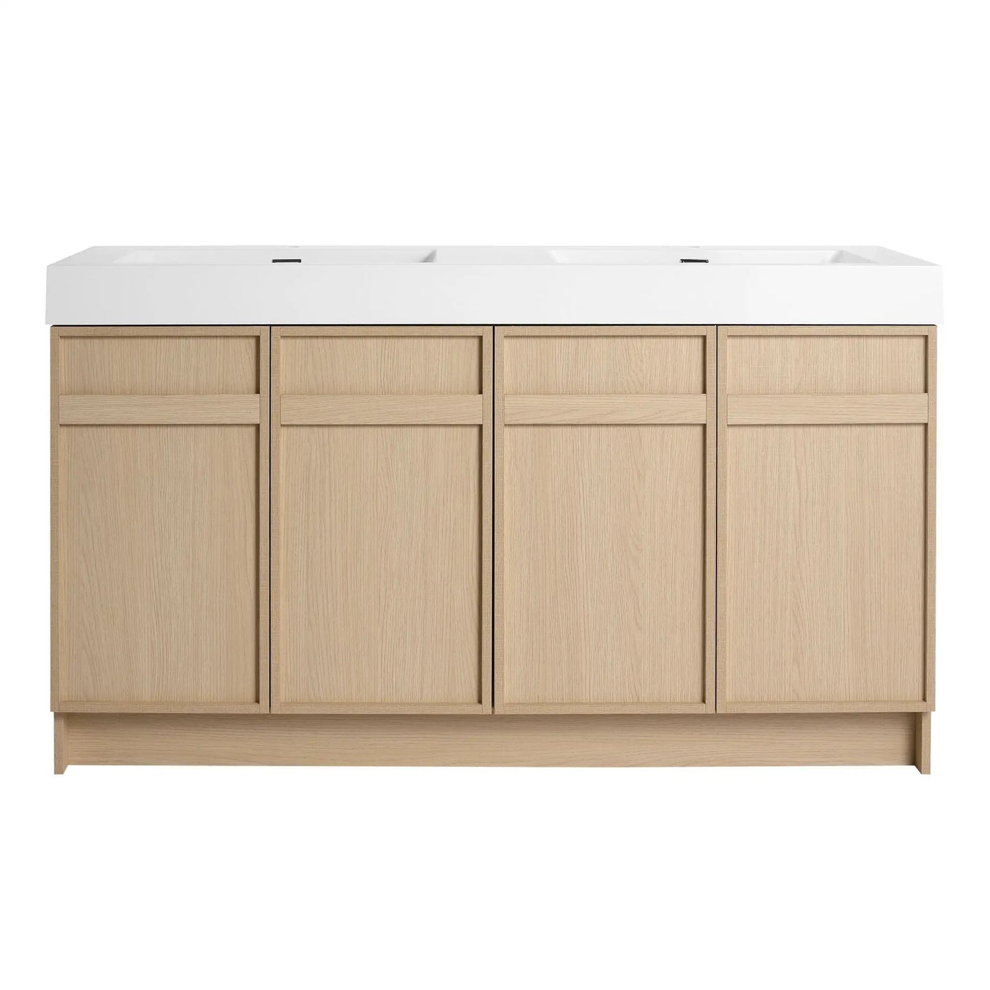 Freestanding Bathroom Vanity with Resin Sink